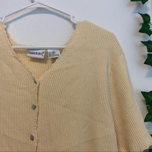 vintage Fashion Bug Button Up